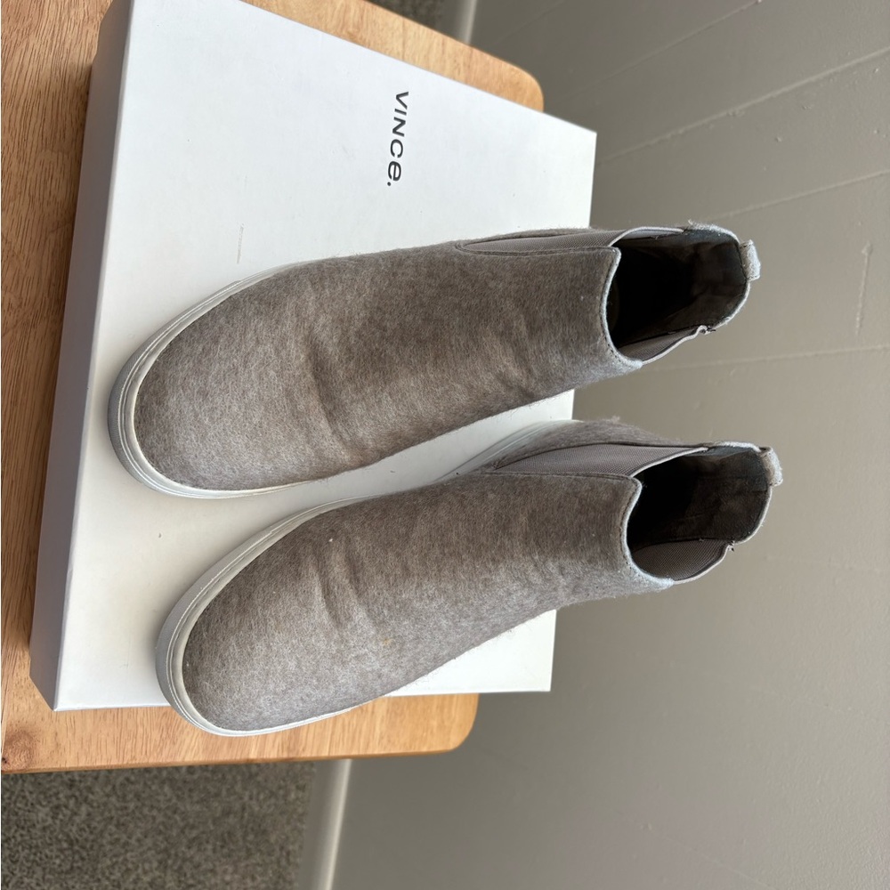 Vince Women’s Newlyn Wool Platform Chelsea Boots